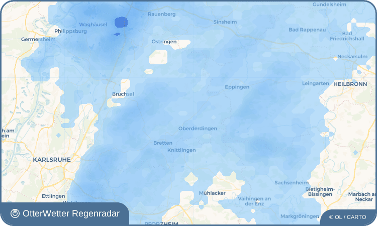 OtterWetter Regenradar-Widget Flehingen