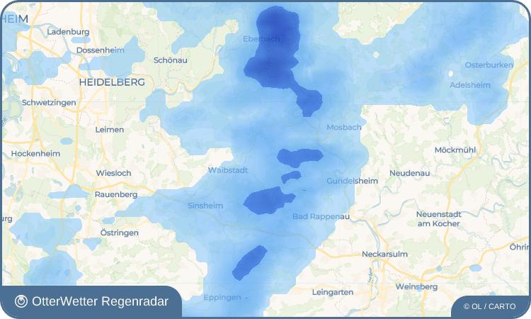 OtterWetter Regenradar-Widget Flinsbach