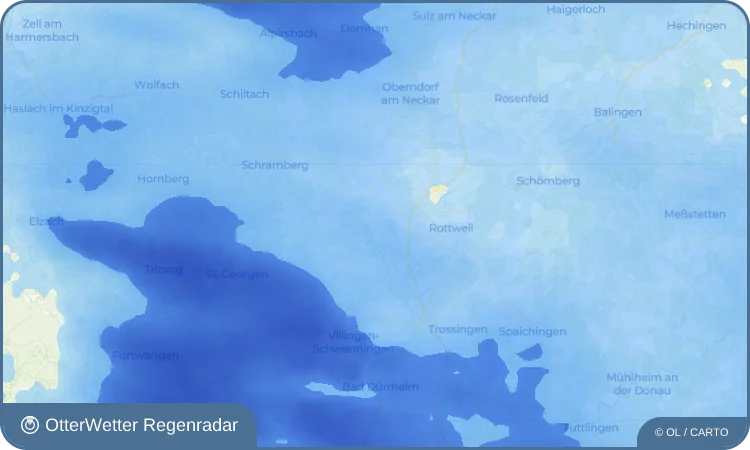 Wetter-Widget-Vorschau mit Vorhersagedaten für Flözlingen