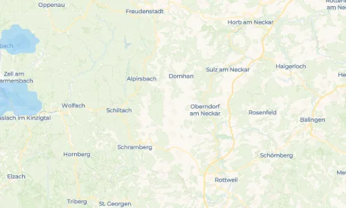 Regenradar Vorschaubild - Aktuelle Niederschläge in Fluorn und Umgebung