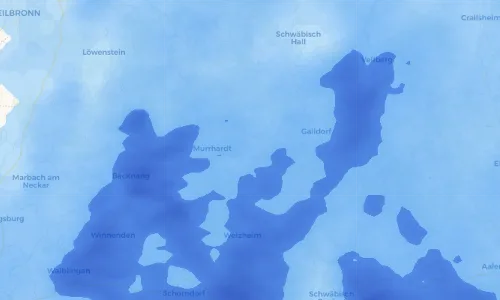 Regenradar Vorschaubild - Aktuelle Niederschläge in Fornsbach und Umgebung