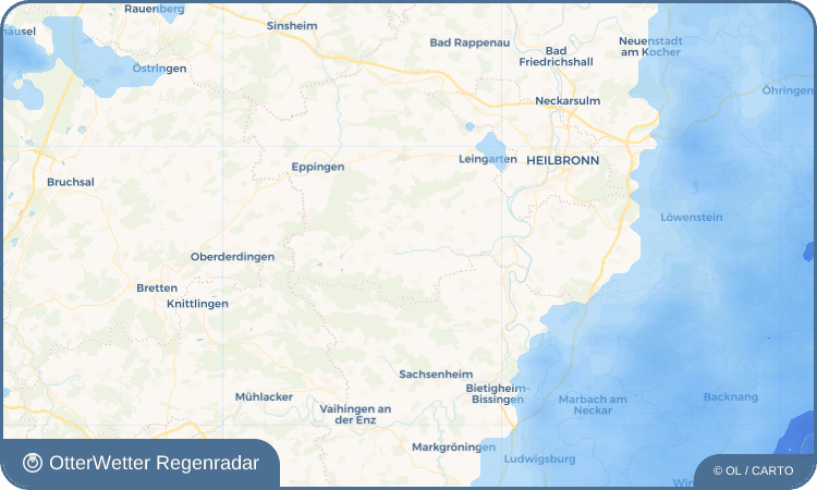 OtterWetter Regenradar-Widget Frauenzimmern