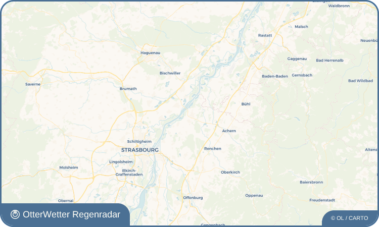 OtterWetter Regenradar-Widget Freistett