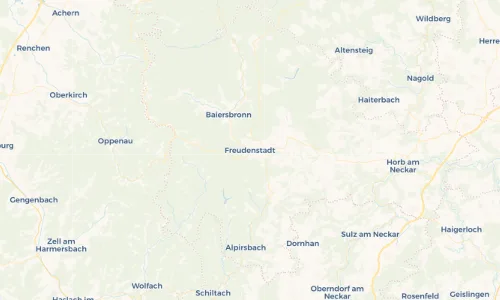 Regenradar Vorschaubild - Aktuelle Niederschläge in Freudenstadt und Umgebung