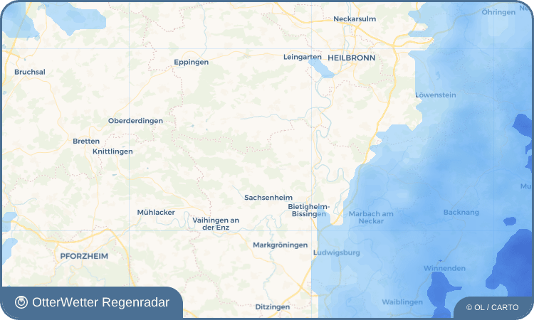Widget-Vorschau für Freudental Wetter-Widget-Vorschau mit Vorhersagedaten für Freudental