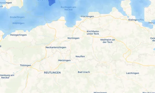 Regenradar Vorschaubild - Aktuelle Niederschläge in Frickenhausen und Umgebung