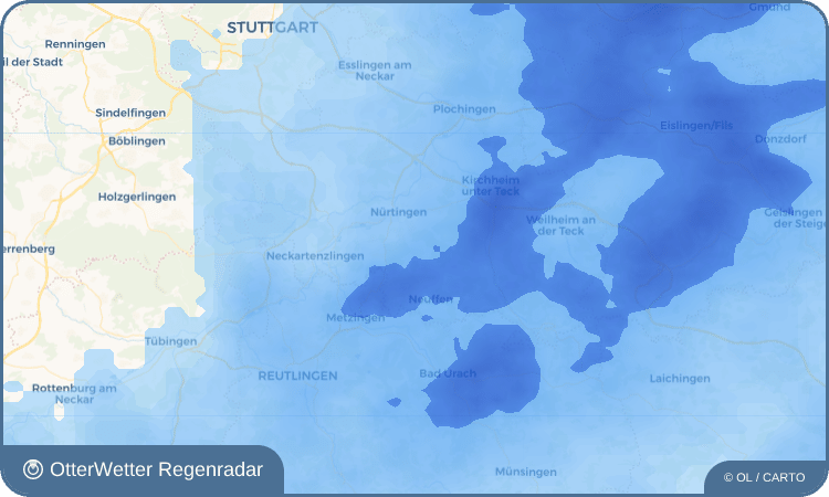 OtterWetter Regenradar-Widget Frickenhausen
