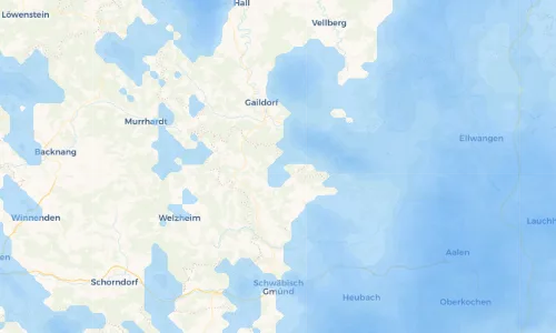Regenradar Vorschaubild - Aktuelle Niederschläge in Frickenhofen und Umgebung