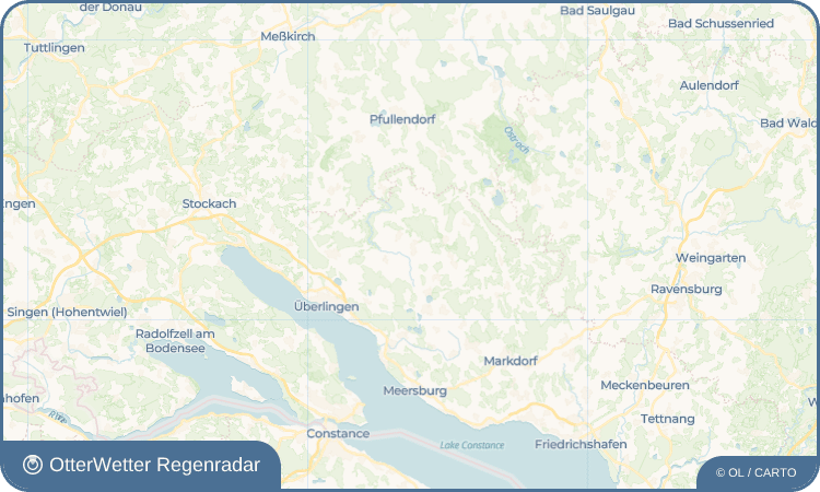 Widget-Vorschau für Frickingen Wetter-Widget-Vorschau mit Vorhersagedaten für Frickingen