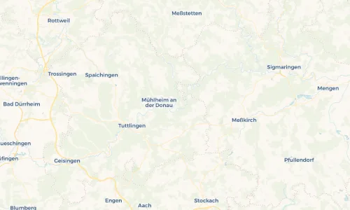 Regenradar Vorschaubild - Aktuelle Niederschläge in Fridingen an der Donau und Umgebung