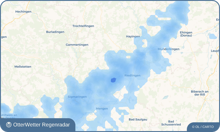 OtterWetter Regenradar-Widget Friedingen
