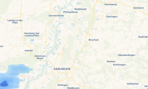 Regenradar-Vorschau: aktuelle Niederschläge in Friedrichstal und Umgebung