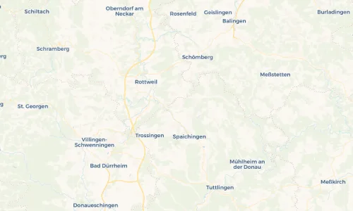 Regenradar Vorschaubild - Aktuelle Niederschläge in Frittlingen und Umgebung