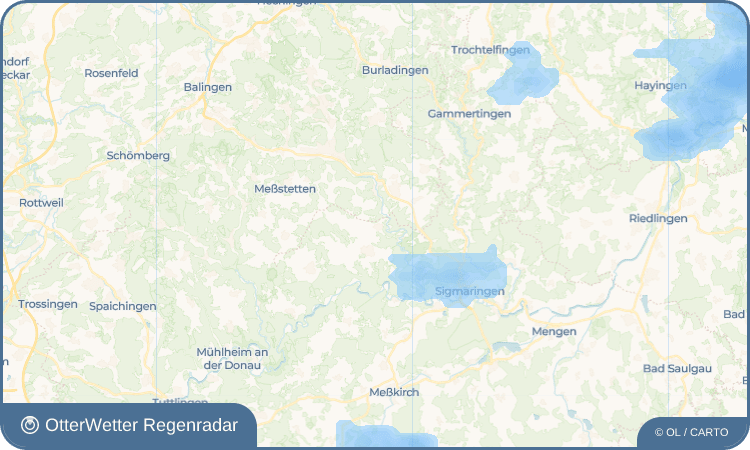 OtterWetter Regenradar-Widget Frohnstetten