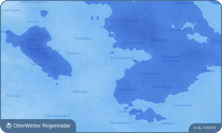 OtterWetter Regenradar-Widget Fürfeld