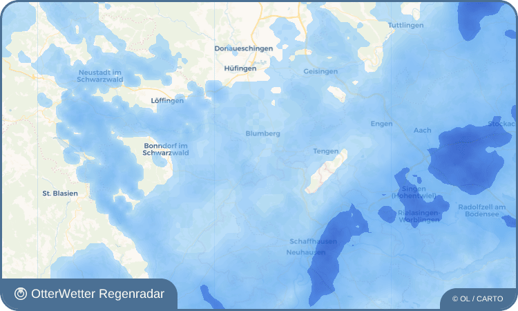 OtterWetter Regenradar-Widget Fützen