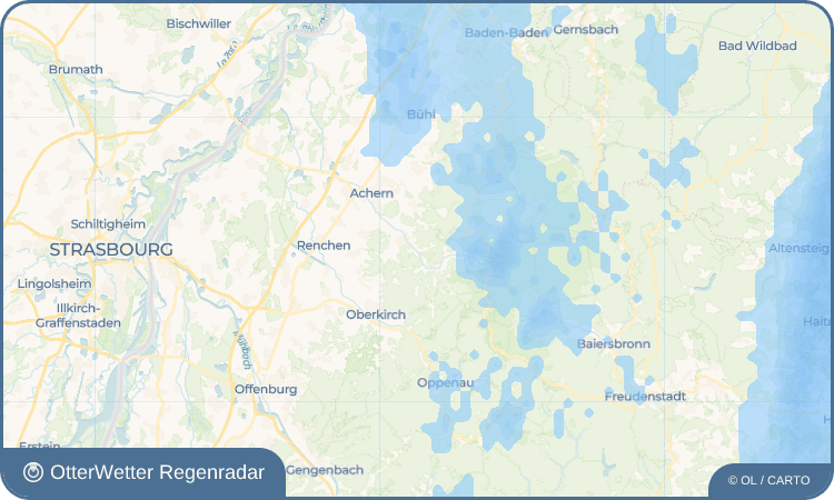OtterWetter Regenradar-Widget Furschenbach