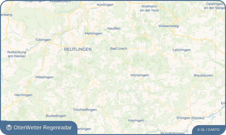 OtterWetter Regenradar-Widget Gächingen