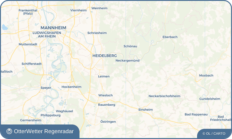 OtterWetter Regenradar-Widget Gaiberg