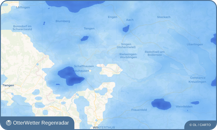 OtterWetter Regenradar-Widget Gailingen am Hochrhein