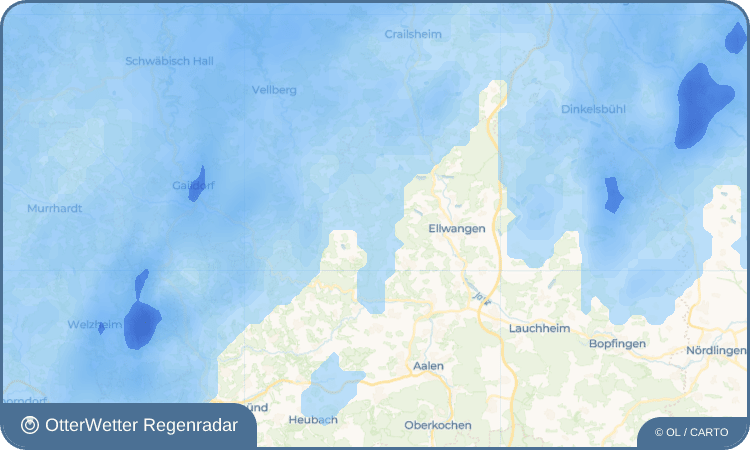 OtterWetter Regenradar-Widget Gaishardt