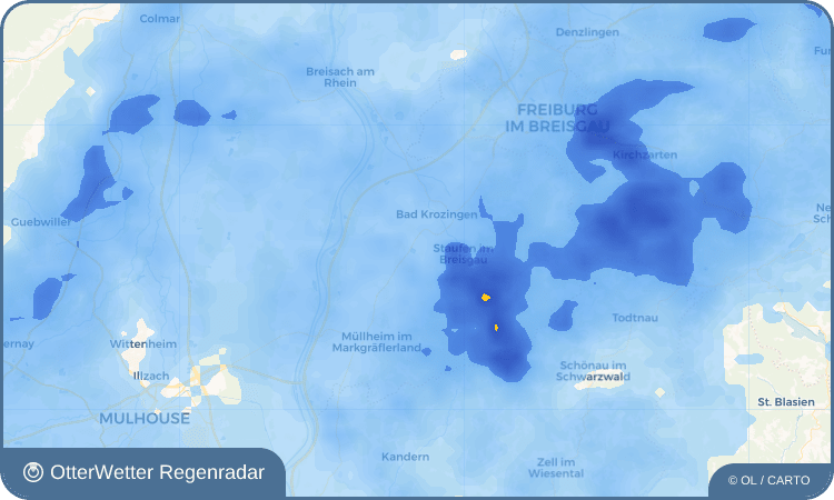 OtterWetter Regenradar-Widget Gallenweiler