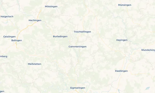 Regenradar Vorschaubild - Aktuelle Niederschläge in Gammertingen und Umgebung