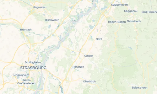 Regenradar Vorschaubild - Aktuelle Niederschläge in Gamshurst und Umgebung