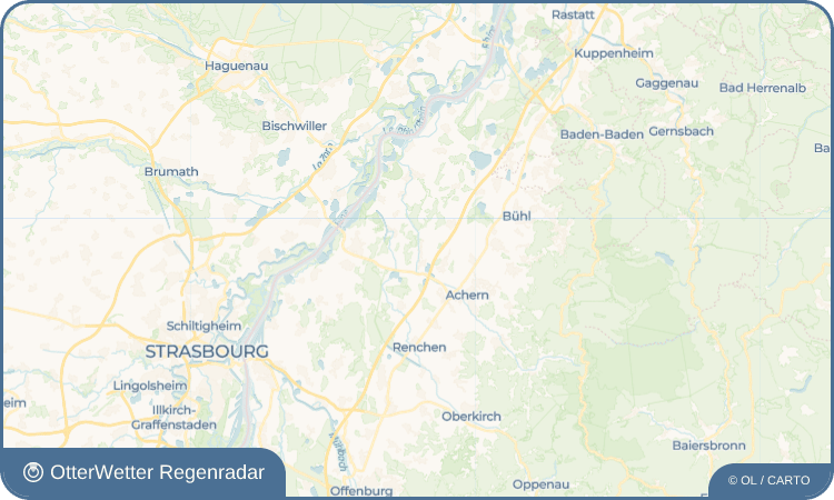 OtterWetter Regenradar-Widget Gamshurst