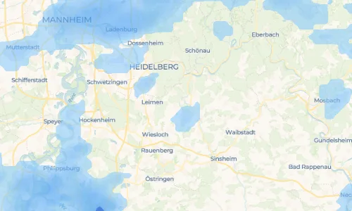 Regenradar Vorschaubild - Aktuelle Niederschläge in Gauangelloch und Umgebung