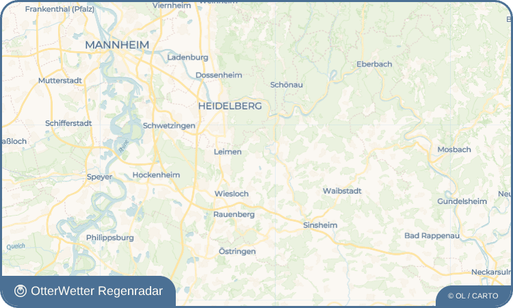 OtterWetter Regenradar-Widget Gauangelloch