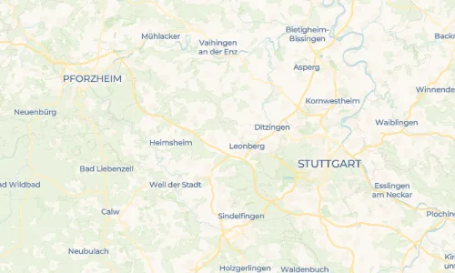 Regenradar Gebersheim: aktuelle Niederschläge in Gebersheim und Umgebung, Stand 25. Oktober 2026 um 22:30 Uhr