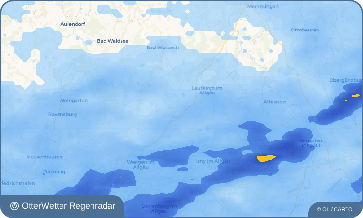 OtterWetter Regenradar-Widget Gebrazhofen