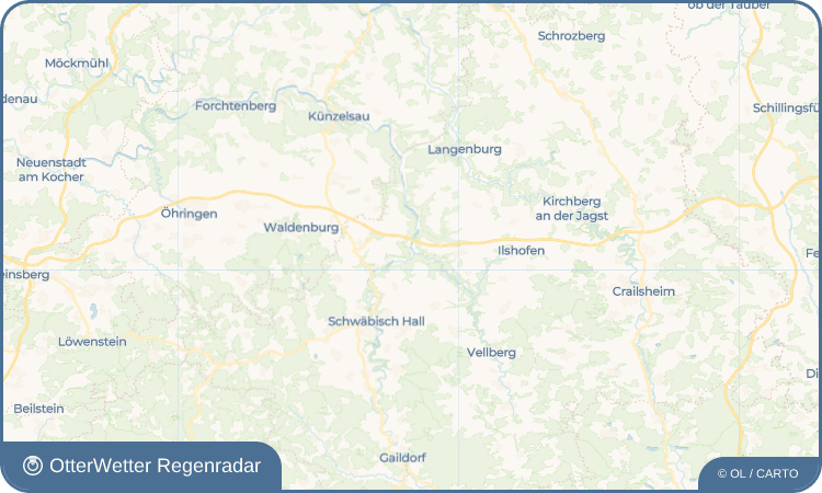 OtterWetter Regenradar-Widget Geislingen am Kocher