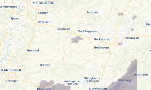 Regenradar Vorschaubild - Aktuelle Niederschläge in Gemmingen und Umgebung
