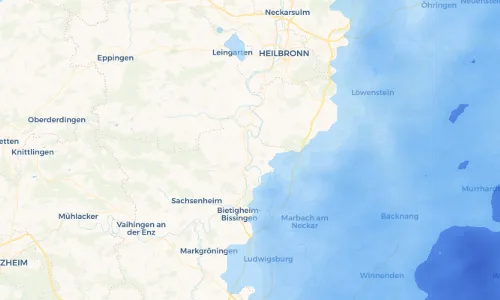Regenradar Vorschaubild - Aktuelle Niederschläge in Gemmrigheim und Umgebung