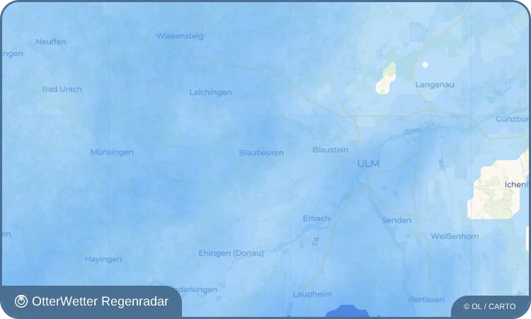 Widget-Vorschau für Gerhausen Wetter-Widget-Vorschau mit Vorhersagedaten für Gerhausen