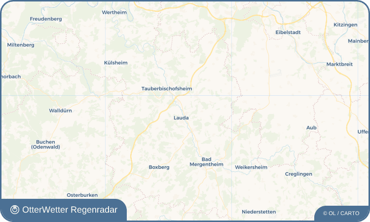 OtterWetter Regenradar-Widget Gerlachsheim