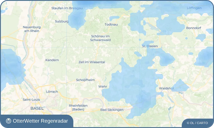 Widget-Vorschau für Gersbach Wetter-Widget-Vorschau mit Vorhersagedaten für Gersbach