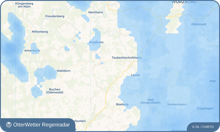 OtterWetter Regenradar-Widget Gissigheim