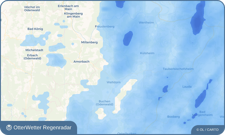 OtterWetter Regenradar-Widget Glashofen