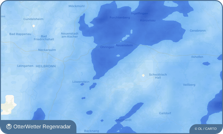 OtterWetter Regenradar-Widget Gleichen