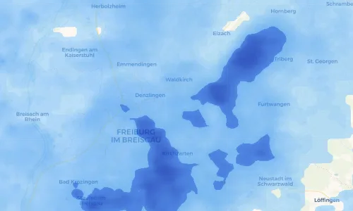 Regenradar Vorschaubild - Aktuelle Niederschläge in Glottertal und Umgebung