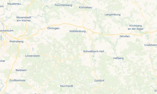 Regenradar-Vorschau: aktuelle Niederschläge in Gnadental und Umgebung