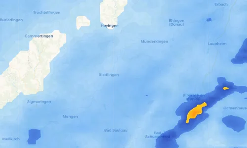 Regenradar Vorschaubild - Aktuelle Niederschläge in Göffingen und Umgebung