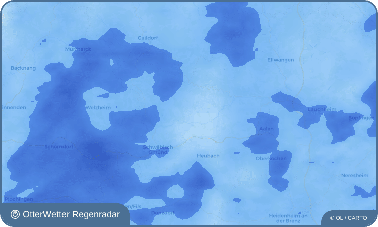 OtterWetter Regenradar-Widget Göggingen