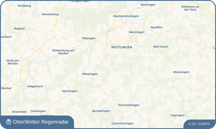 Widget-Vorschau für Gönningen Wetter-Widget-Vorschau mit Vorhersagedaten für Gönningen
