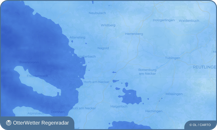 OtterWetter Regenradar-Widget Göttelfingen