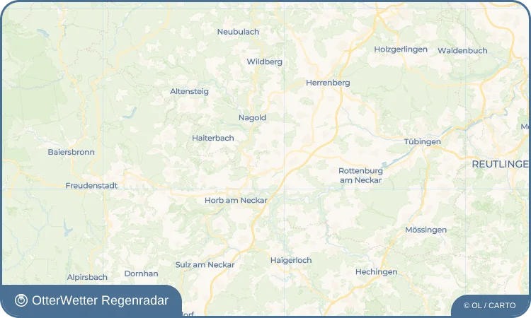 Wetter-Widget-Vorschau mit Vorhersagedaten für Göttelfingen