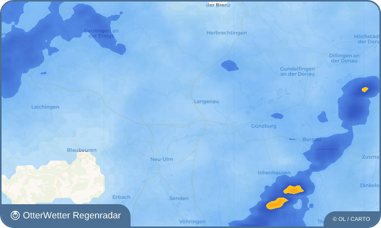 OtterWetter Regenradar-Widget Göttingen